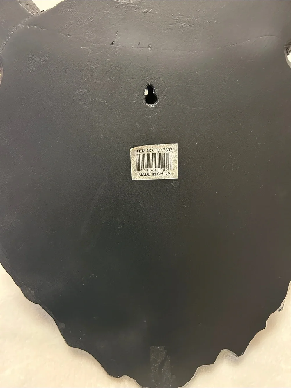 Black Bear Wall Mount Accent in Black and Tan